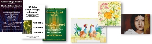 Beispiele: Großformate von Ihrer Vorlage ausgedruckt Poster und Plakate ausgedruckt nach Ihrer Vorlage